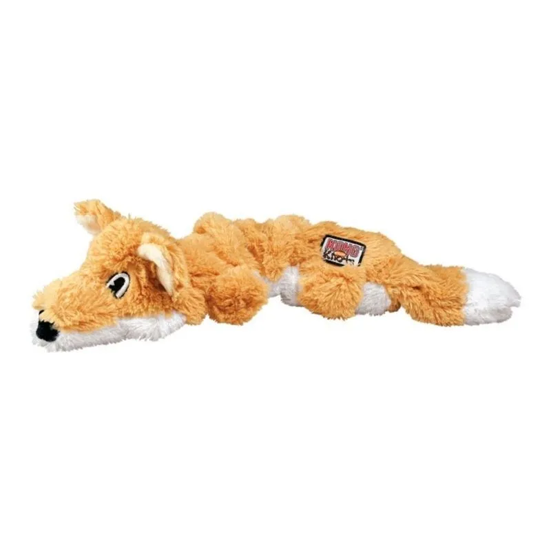 Pelucia Kong Knots Raposa Com Apito Para Cães - Grande