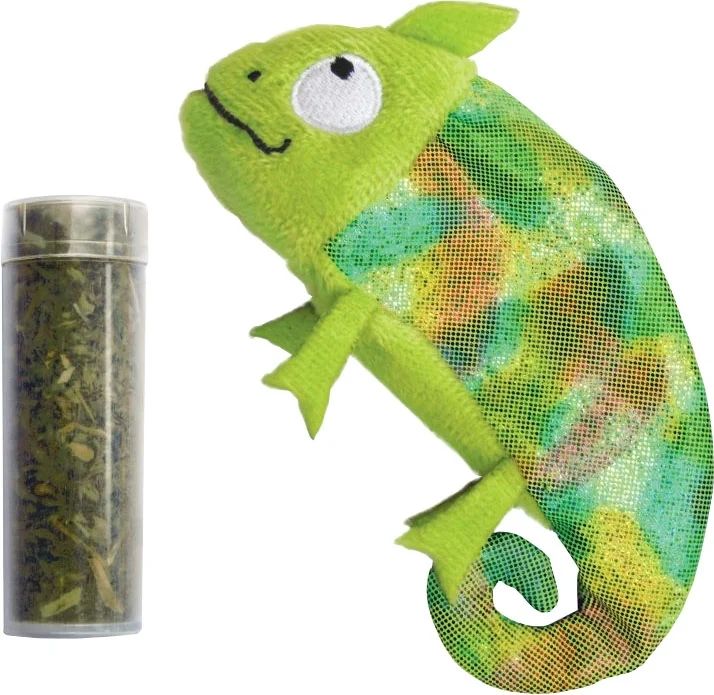 KONG Refillables Chameleon with Catnip Green / 1.2 oz