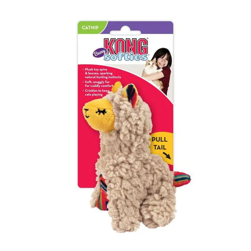 Brinquedo Kong Softies Buzzy Llama Para Gatos