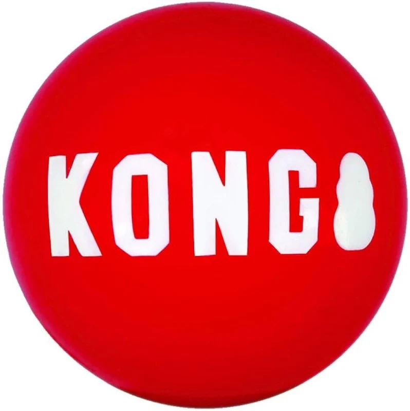 KONG Signature Ball Dog Toy Red / Large (1 Pack)