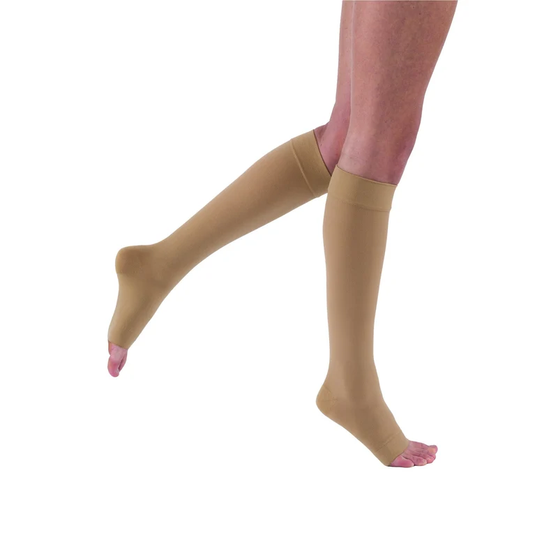 JOBST® Relief Knee High 30-40 mmHg, Open Toe Small / Petite / Beige