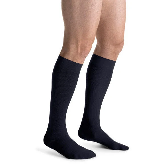 JOBST® forMen Ambition SoftFit Knee High 30-40 mmHg Size 4 / Regular / Navy