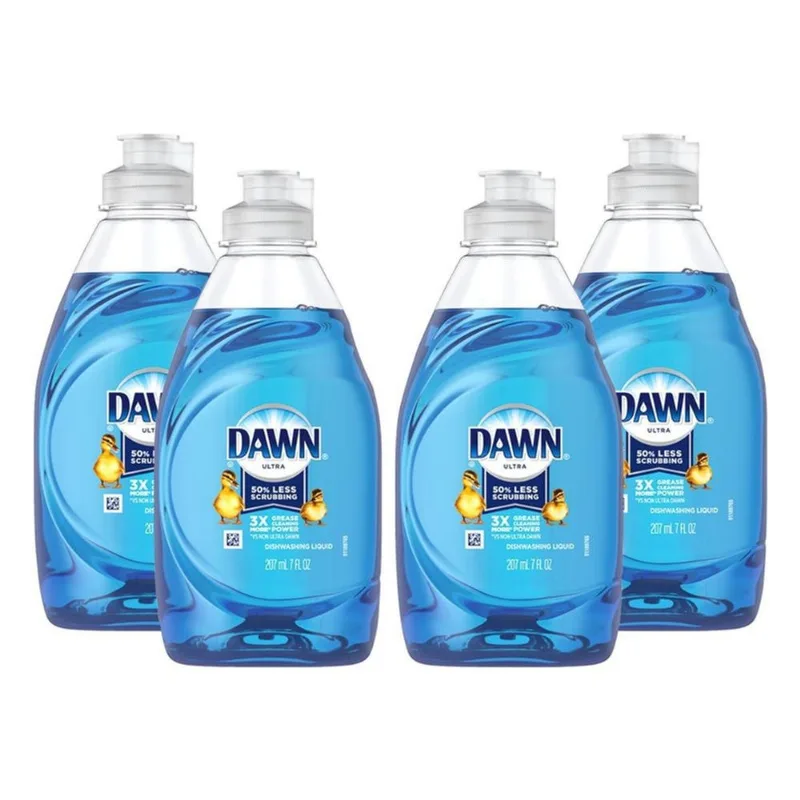 Kit 4 Detergente Louças Dawn Ultra Concentrado 207 Ml