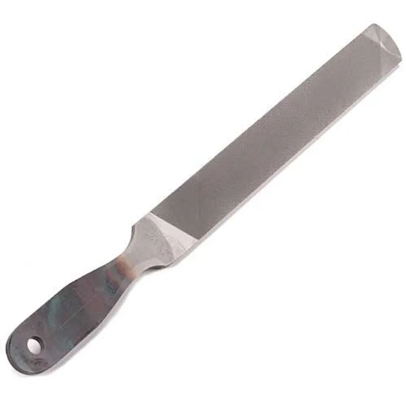 Nicholson Double/Single-Cut Flat Axe File - 8-in Long