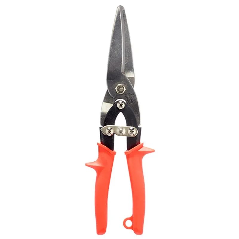 Wiss All Purpose Aviation Snips - Straight Cut - 10 1/2-in - Orange