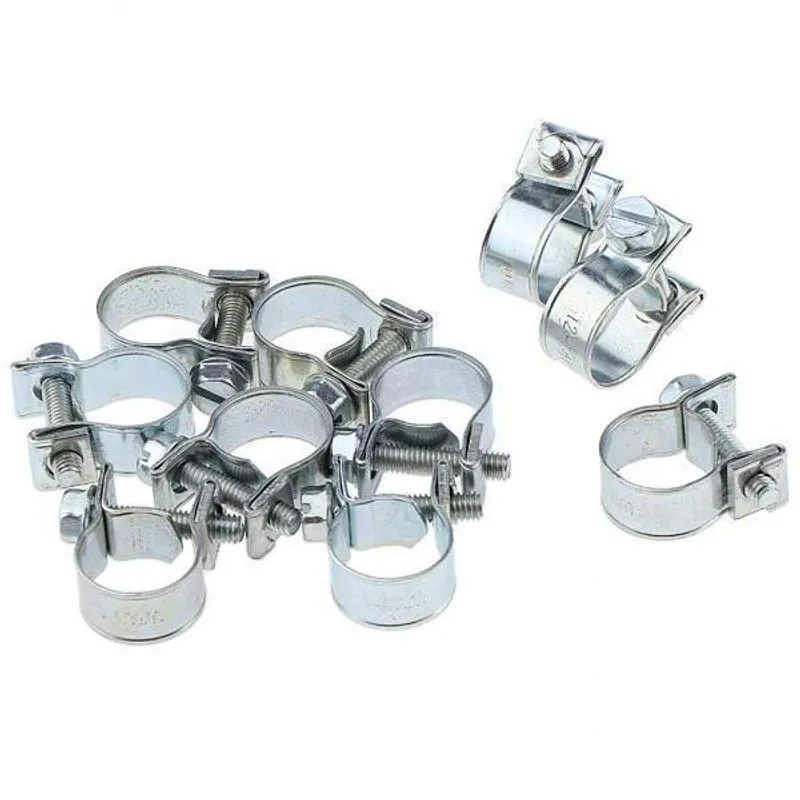 3x10x Braçadeiras De Mangueira Braçadeiras De Linha De Combustível Para Gasolina Diesel
