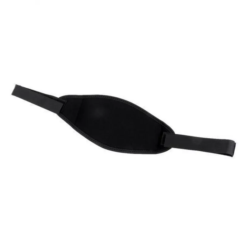Alça De Máscara De Mergulho Com Snorkel De Neoprene Macio Preto 20x