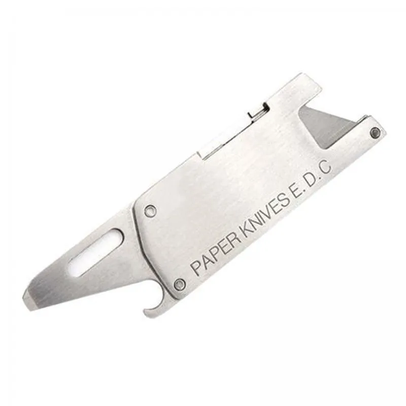2xutility Pocket Knife Box Cutter Chaveiro Garrafa Portátil