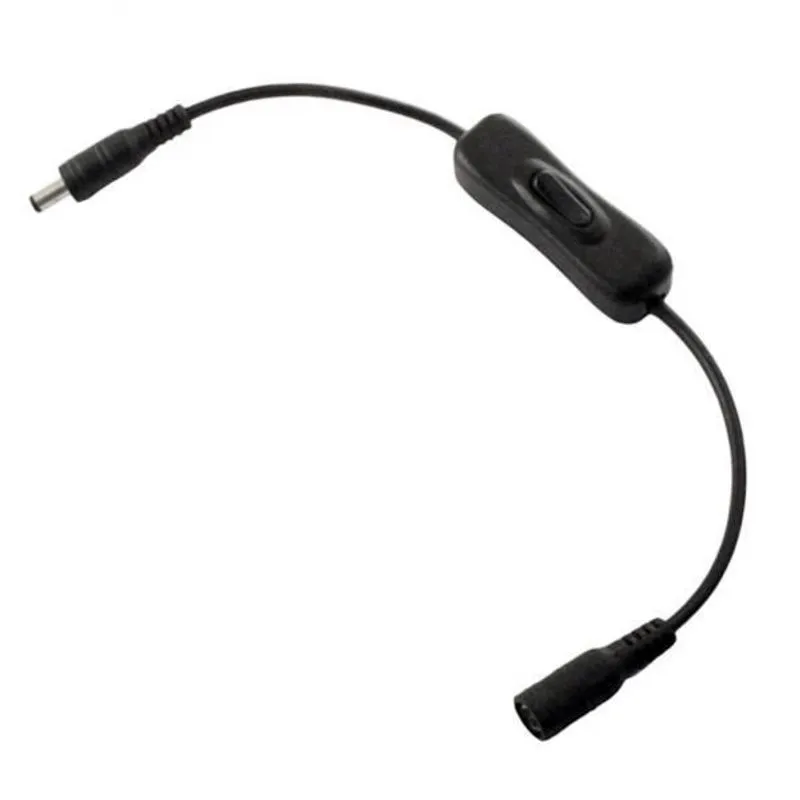 2xled Strip Light Inline On/off Switch Cable Dc Jack