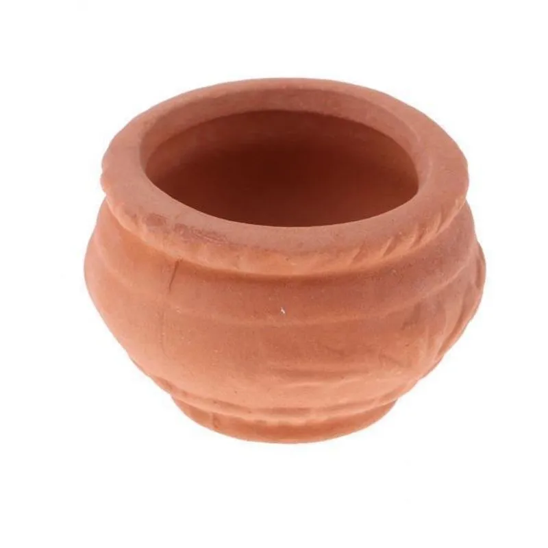 Miniaturas De Casa De Bonecas 3x1/12 Vaso De Flores Para Jardim De Fadas De Bonecas