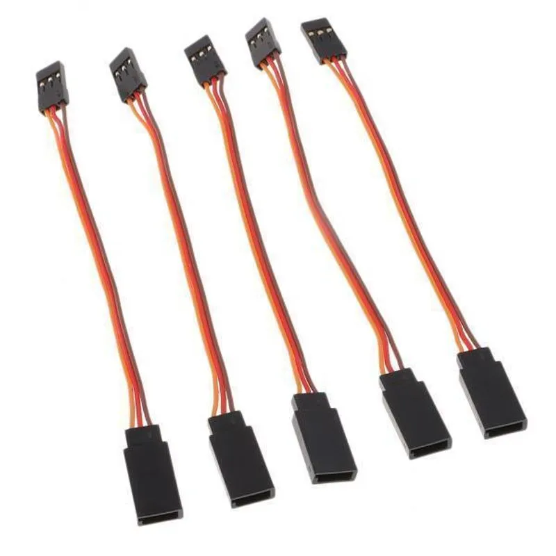 3x5pçs Cabo De Cabo De Extensão De Servo Macho Para Fêmea 3 Pinos