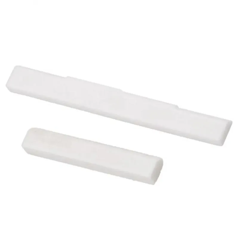 Conjunto De Porcas De Sela De Ponte De Osso De Ukulele 2x4 Cordas Com Fenda