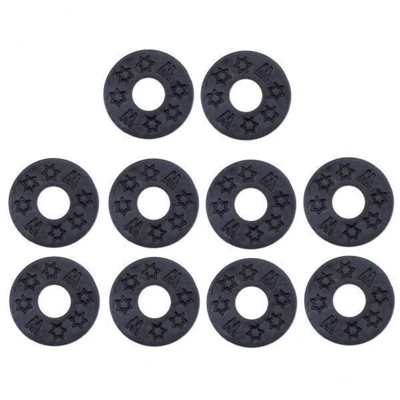 Bloco De Alça De Guitarra 4x10 Peças Bloqueio De Alça De Segurança De Borracha