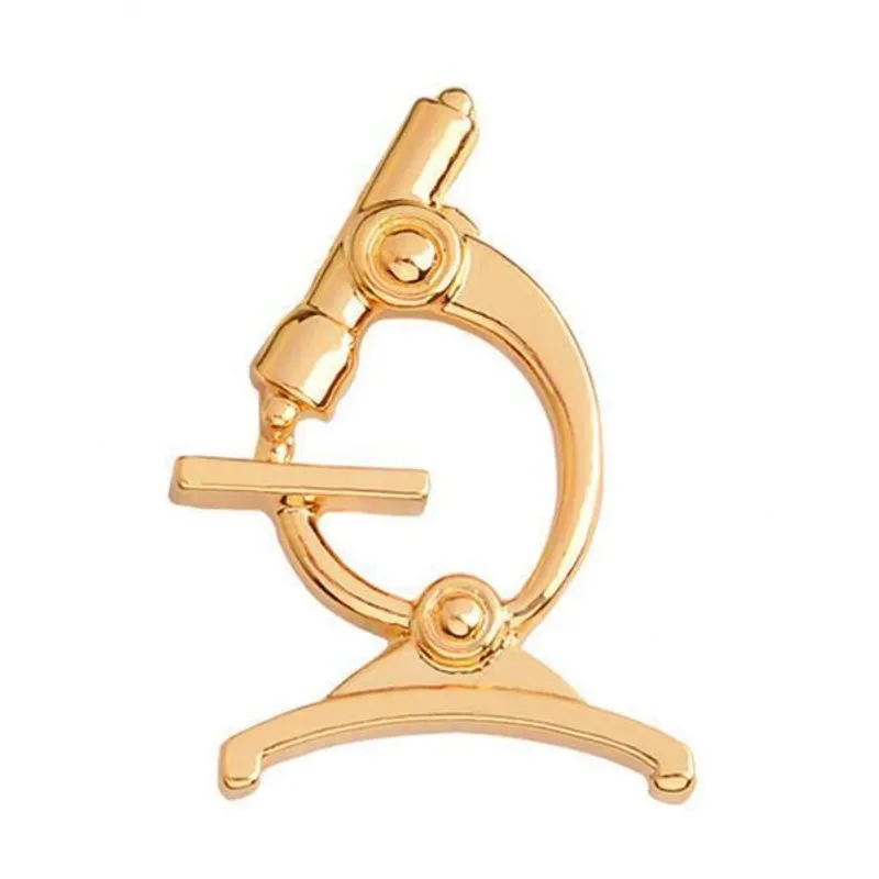 2xcreative Microscope Shape Brooch Breastpin Corsage Para