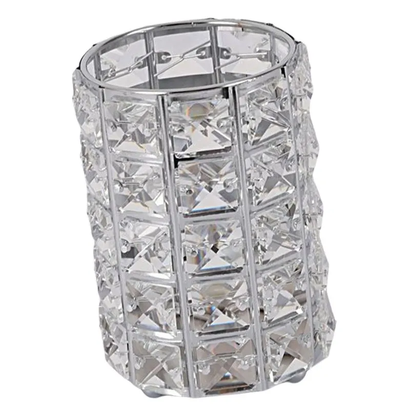 Suporte De Escova De Maquiagem De Cristal Para Armazenamento De Cosméticos Para Sobrancelha