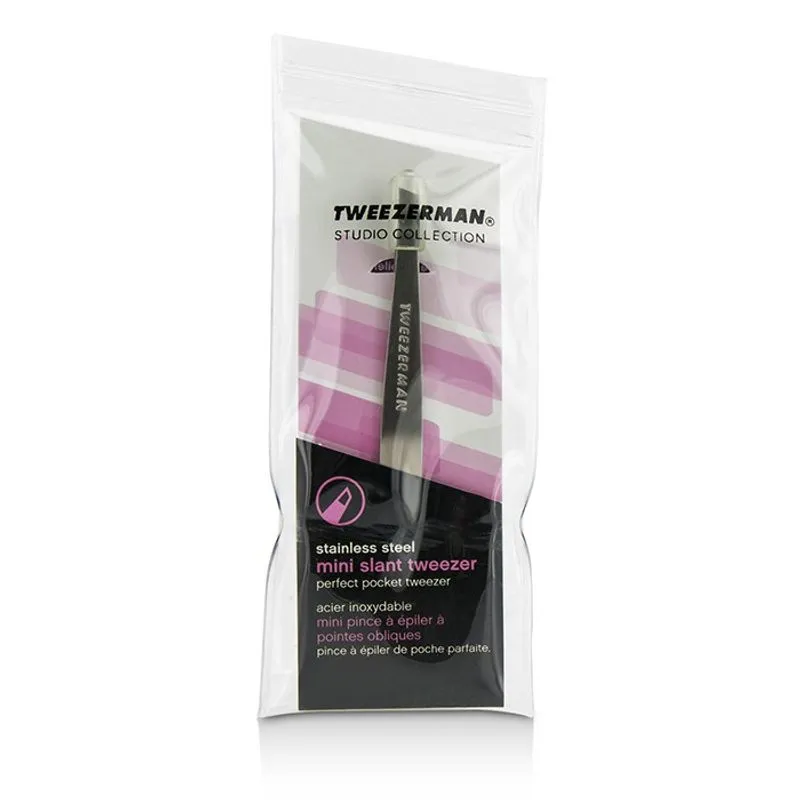 Coleção Tweezerman Mini Slant Tweezer De Aço Inoxidável