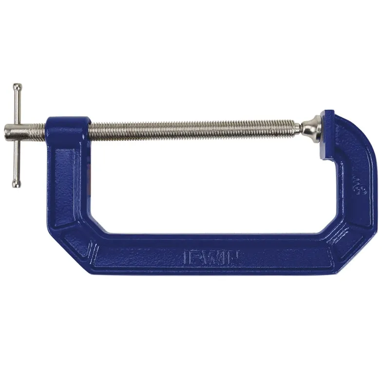 Alça Grande De Aço C-clamp Irwin Quick-grip Azul 900 Libras