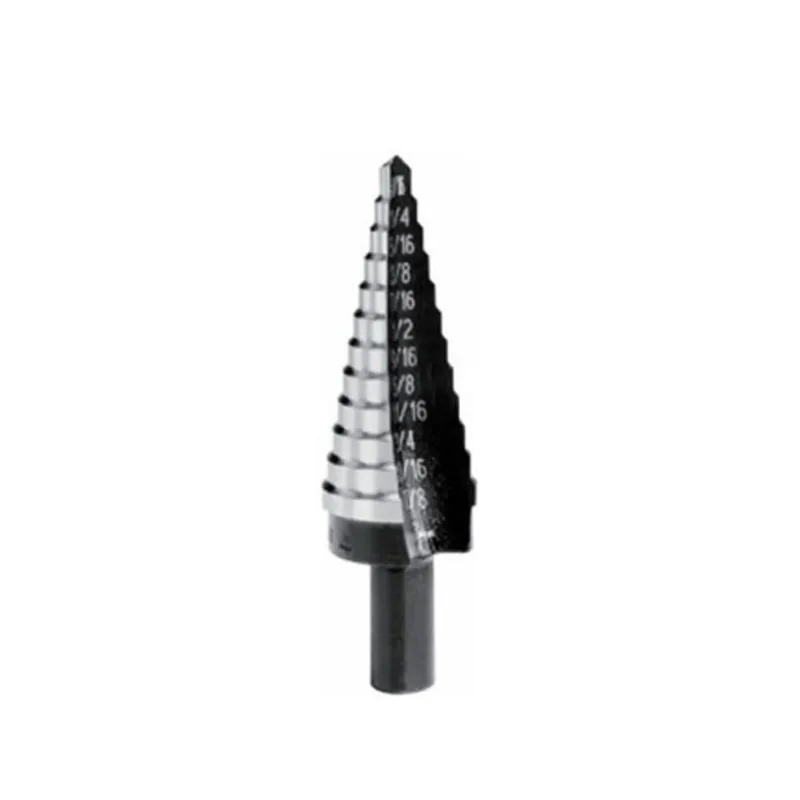 IRWIN Unibit Fractional Step Drill Bit - #2 1/4-in - Hex Shank - 6 Hole Sizes - Speed Point
