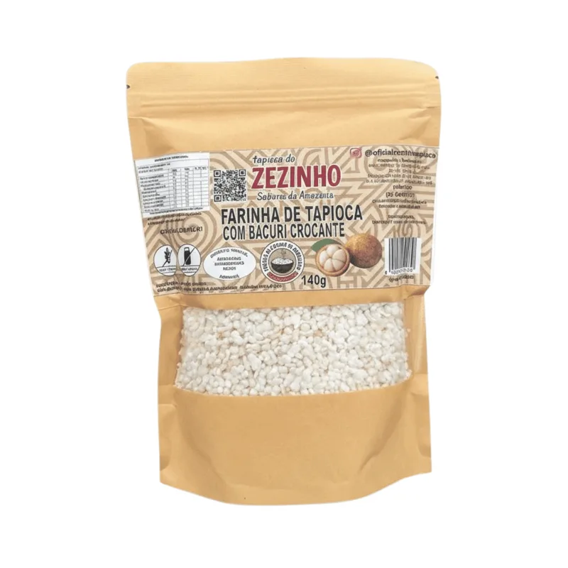 Farinha De Tapioca Com Bacurí 140g Sem Gluten