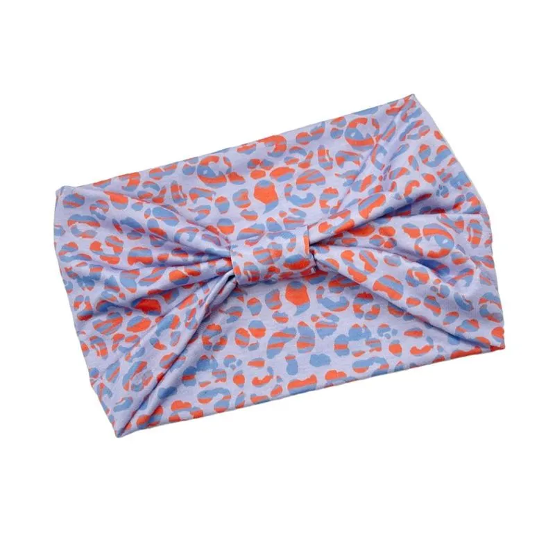 Mulheres Leopard Headbands Meninas Faixas De Suor Faixa De Cabelo Para
