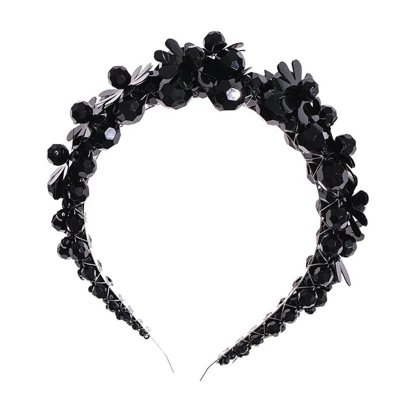 Faixa De Cabeça Com Contas Para Mulheres Faixa De Cabelo Bling Faixas De Cabelo Com Glitter