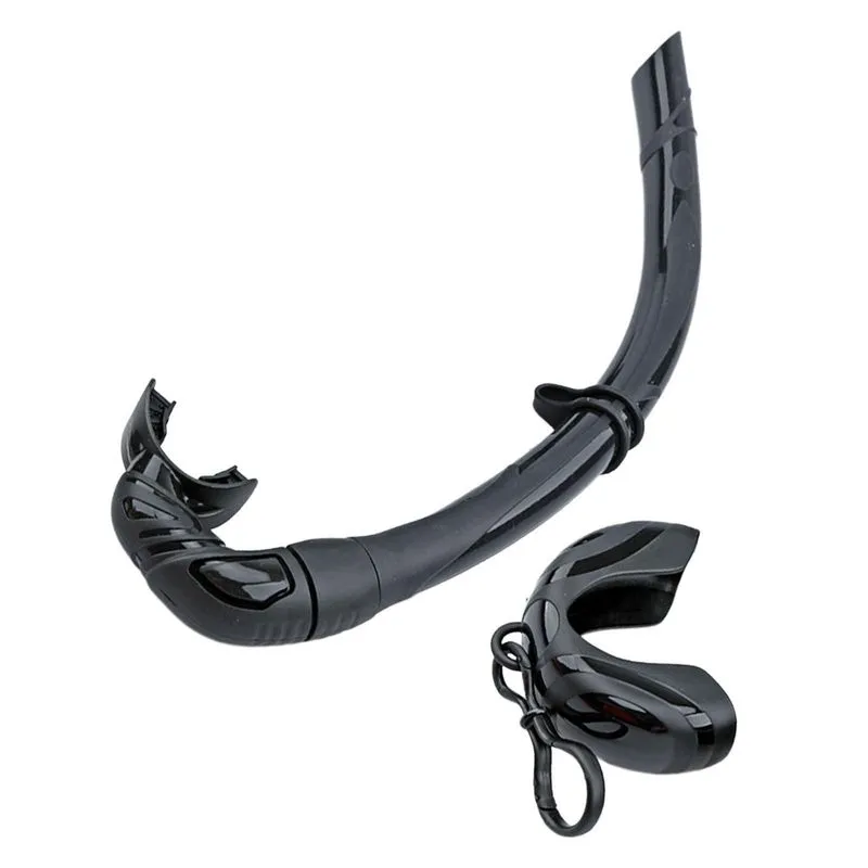 Tubo De Mergulho De Mergulho Em Forma De J Flexível Dobrável Molhado