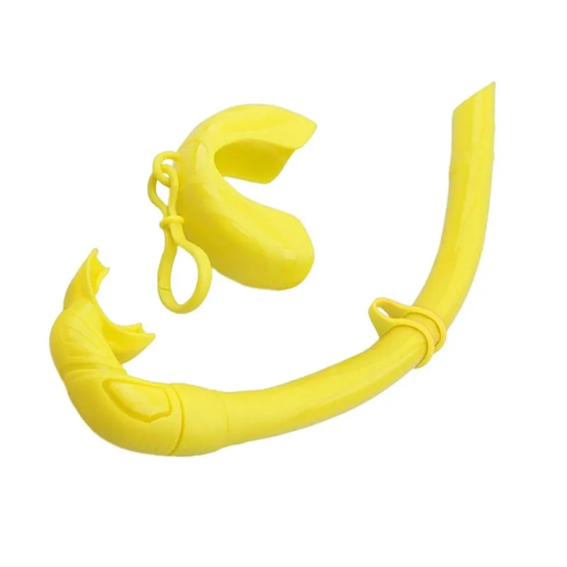 Tubo De Mergulho De Mergulho Em Forma De J Flexível Dobrável Molhado