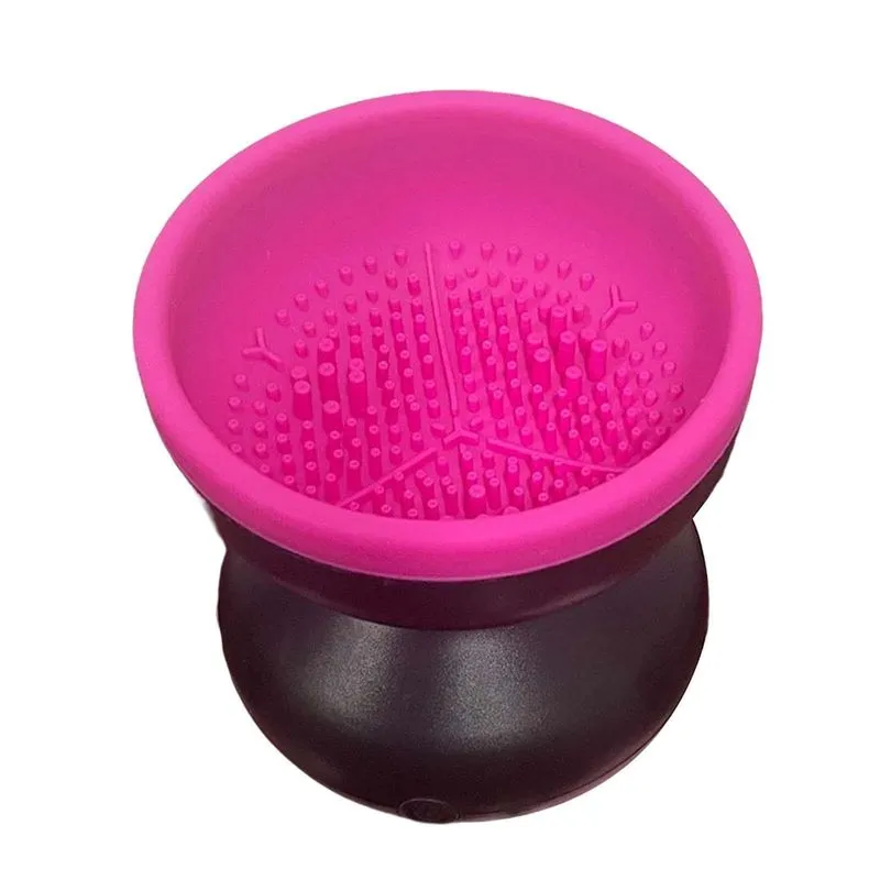 Escova Cosmética Ferramenta De Limpeza Escova Elétrica Portátil 9x9x9cm