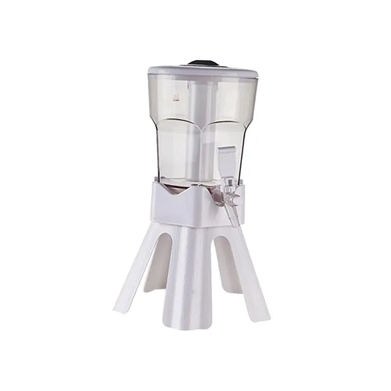 Dispensador De Bebidas Com Suporte E Tampas Jarra De Água Fria 3l