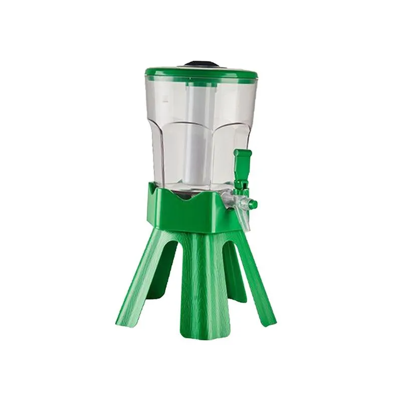 Dispensador De Bebidas Com Suporte E Tampas Jarra De Água Fria 3l