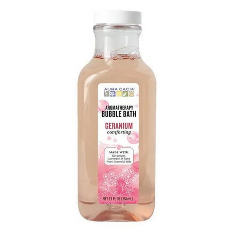 Bubble Bath Comforting Geranium, 13 Oz Por Aura Cacia