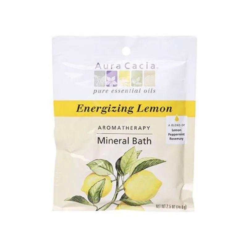 Mineral Bath Energize 2,5 Oz Por Aura Cacia (pacote Com 6)