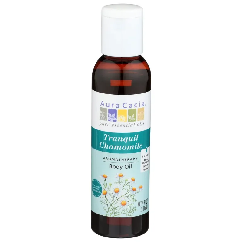 Óleo Corporal Aura Cacia Tranquil Camomila 3 X 30ml
