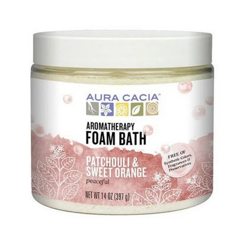 Patchouli De Banho De Espuma De Aromaterapia/laranja 14 Oz Por Aura Cacia