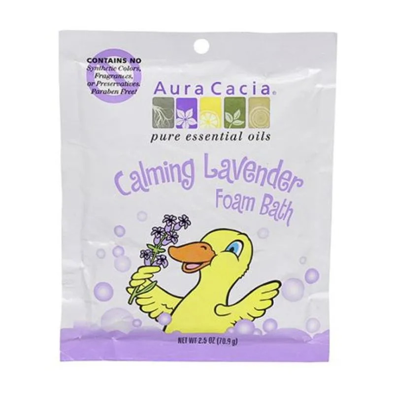 Banho De Espuma De Aromaterapia Kids Calming 2.5 Oz Da Aura Cacia (pacote Com 2)