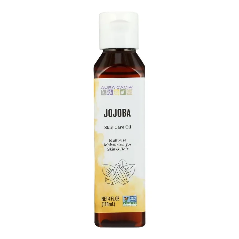 Óleo Para A Pele Aura Cacia Jojoba Natural 120ml