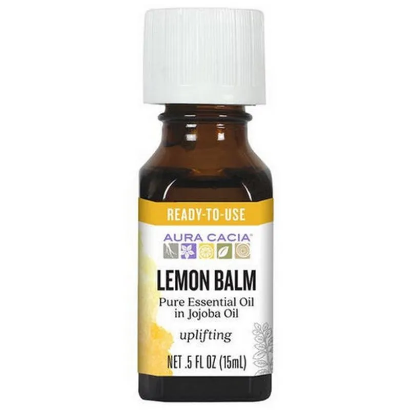 Bálsamo De Limão Com Óleo Essencial Em Óleo De Jojoba .5 Oz By Aura Cacia