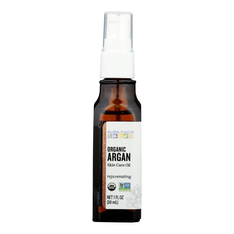 Óleo Para Cuidados Com A Pele Aura Cacia Argan Certificado Orgânico 30ml