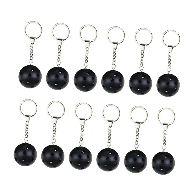 12x Chaveiros Porta-chaves Bolsa Pingente Bola Chaveiros Para