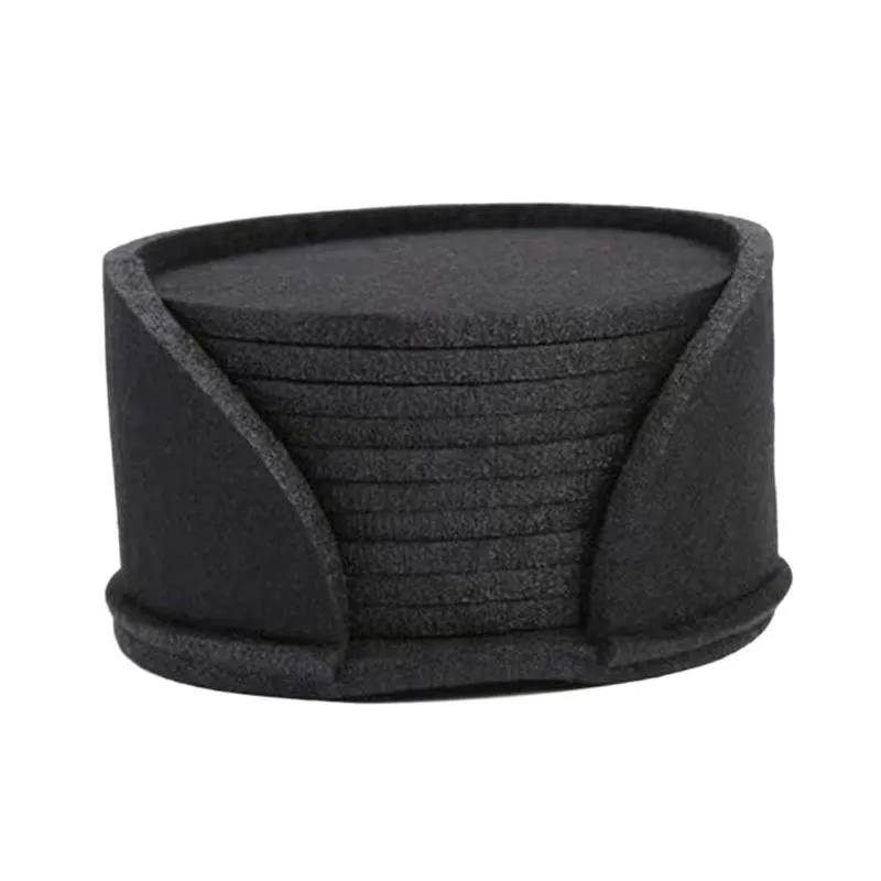 Conjunto De Porta-copos De Feltro 10x Conjunto De Porta-copos De Feltro Para Bebidas