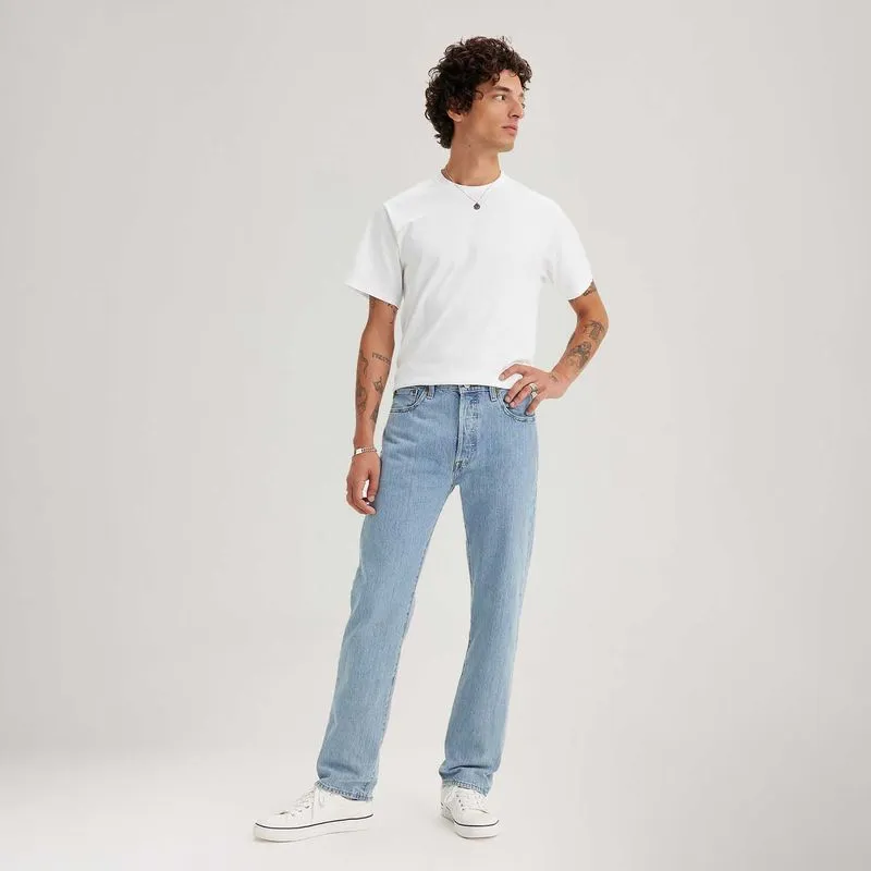 Calça Jeans Levi's® 501® Original Lavagem Clara - 40X32 USA | 50 BR