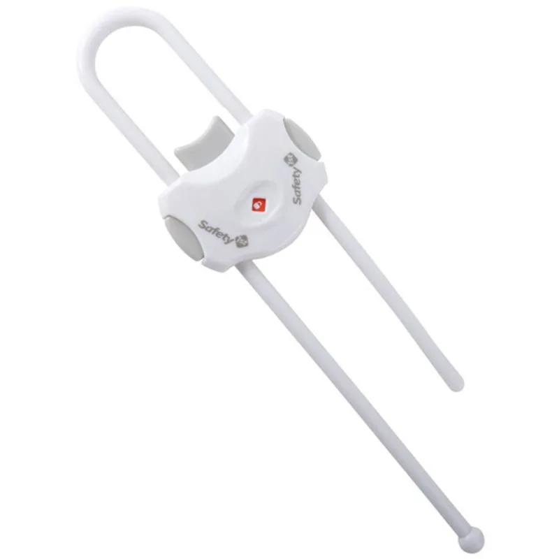 Safety 1st SecureTech Plastic White Sliding Cabinet Lock