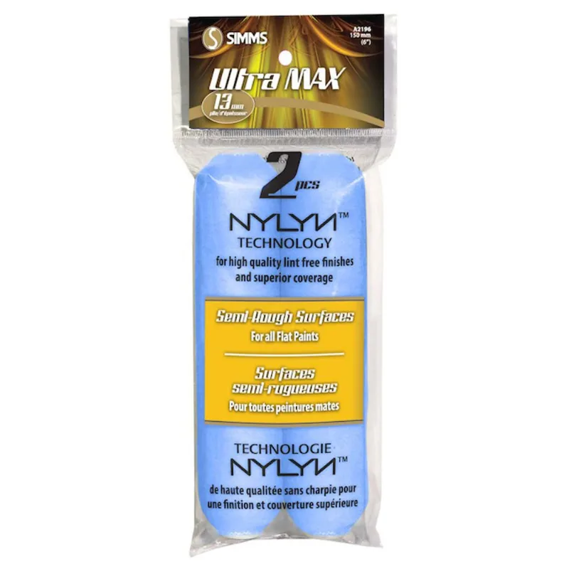 6-in Ultra Max Nylon Hybrid Fabric Blend Roller Refills