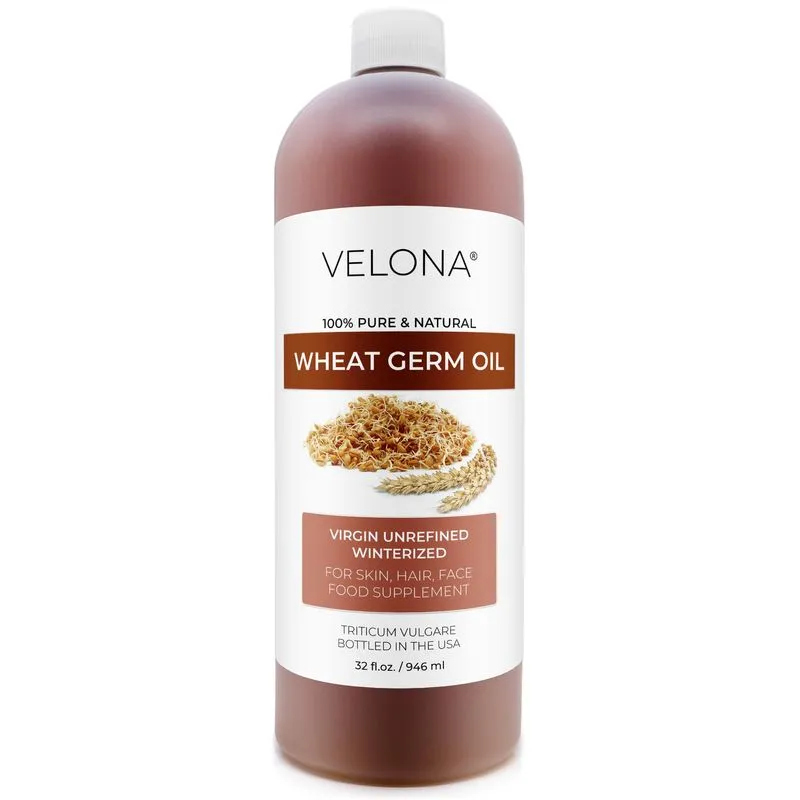 Óleo Transportador Velona Óleo De Germe De Trigo Usp Grau 946 Ml 100% Puro