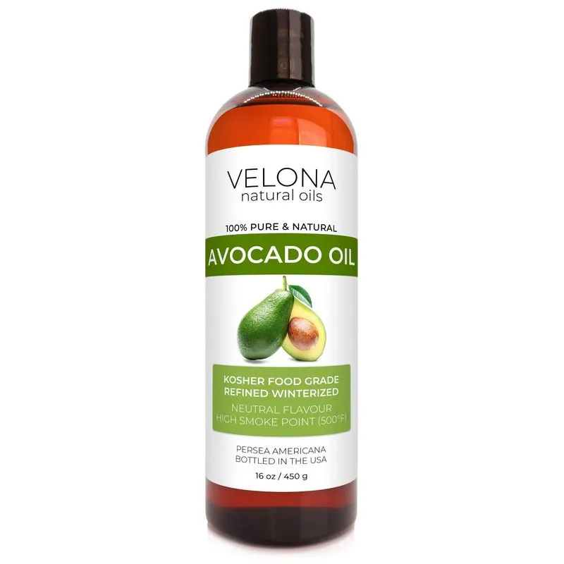 Óleo Transportador Velona Óleo De Abacate 473ml | 100% Puro E Natural