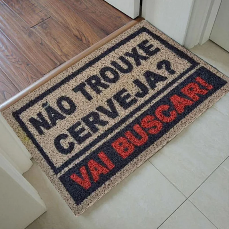 Tapete Capacho Personalizado - Não Trouxe Cerveja 60X40