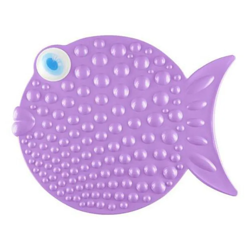 Tapete Infantil Para Box - Peixe Lilas 56 X 45 Cm