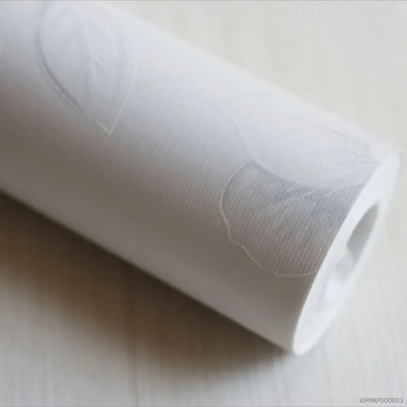Papel de Parede Importado Floral Cinza para Quarto e Sala