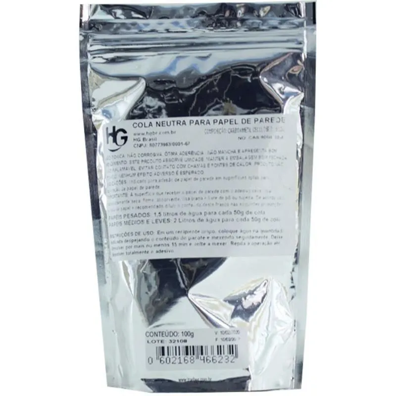 Cola Para Papel De Parede Em Pó 100G