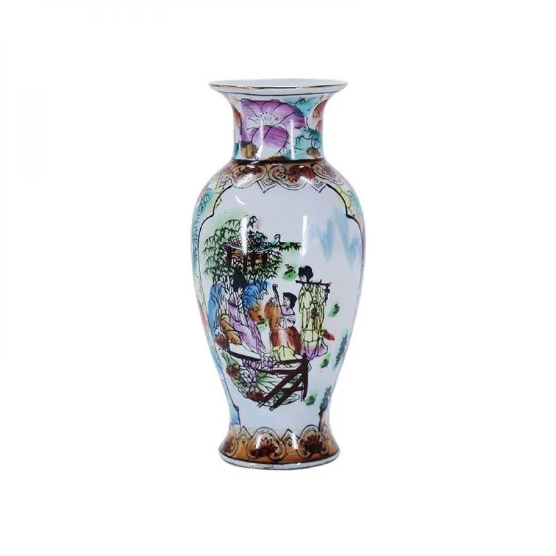 Vaso De Porcelana Oriental
